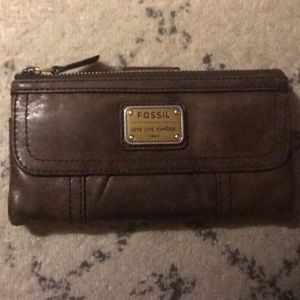 Fossil leather wallet